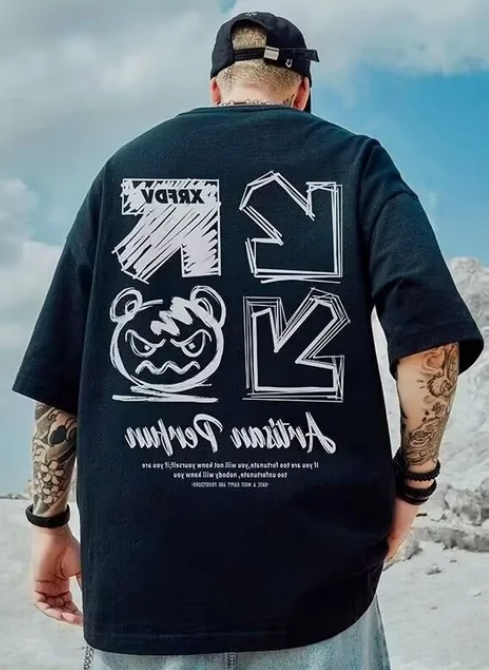 تيشيرت اوفر سايز Y2K